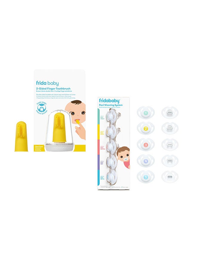 Paci Weaning System And SmileFrida The Finger Toothbrush