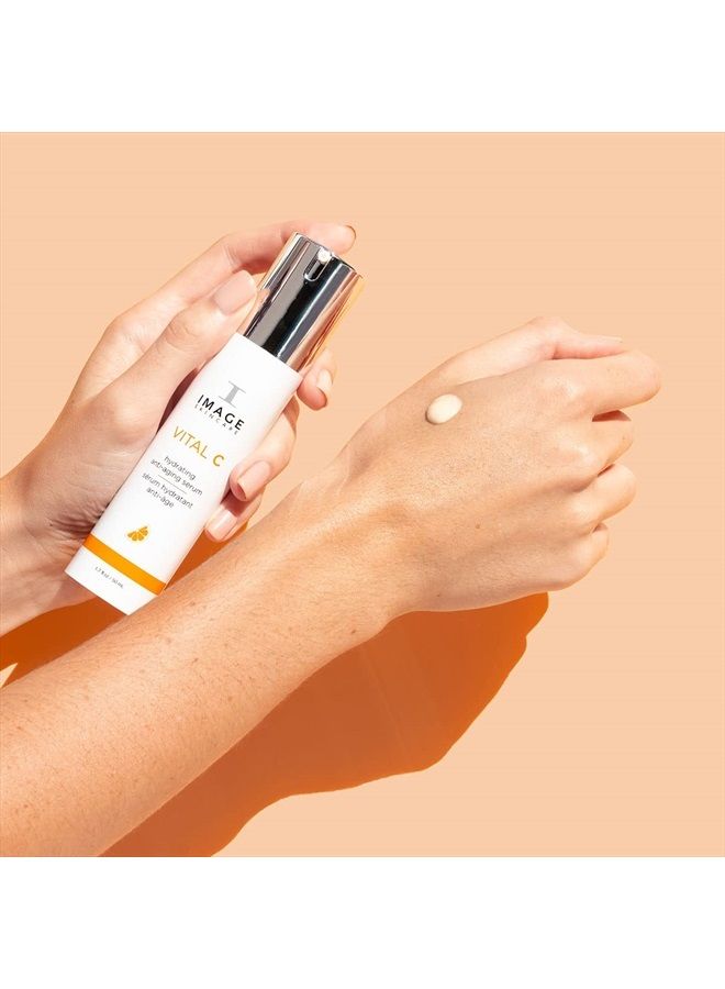 , VITAL C Hydrating Serum, with Potent Vitamin C to Brighten, Tone and Smooth Appearance of Wrinkles, 1.7 fl oz