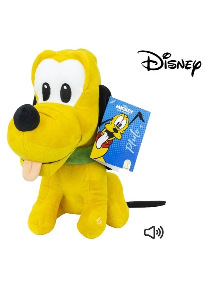 Classic Puto Plush Toy With Sound 28 cm, Yellow