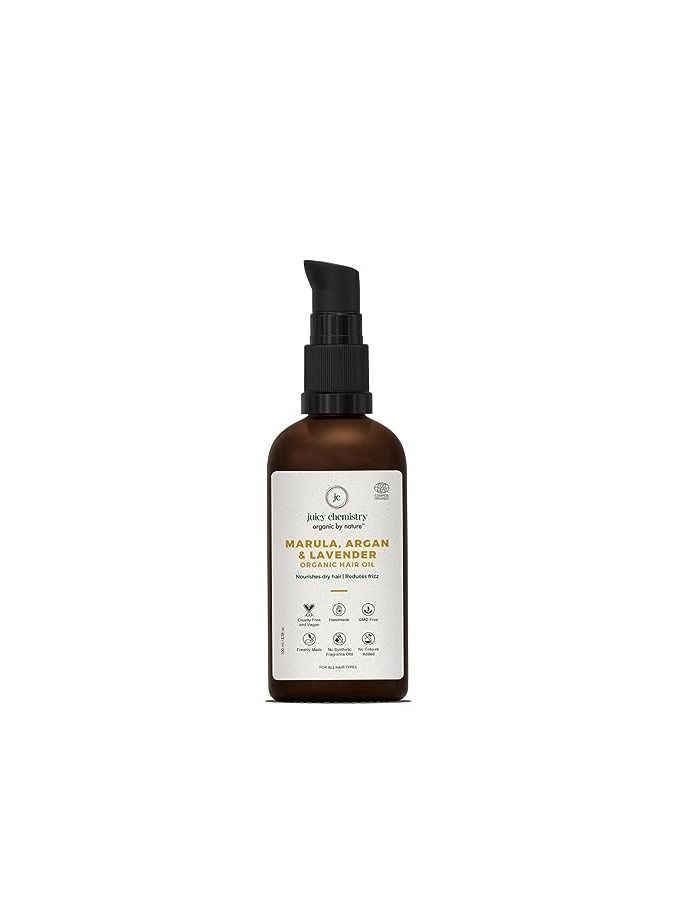 Juicy Chemistry Marula, Argan, Lavender Hair Oil