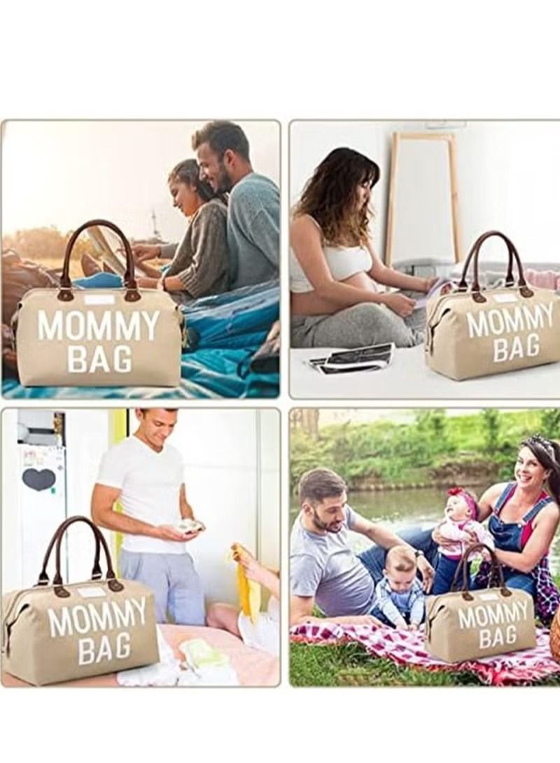 Maternity Labor and Delivery Bag - Mommy Diaper Tote Bag with Organizing Pouches, Stylish and Multifunctional