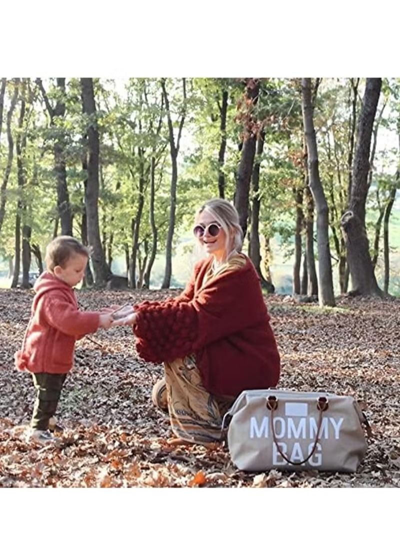 Maternity Labor and Delivery Bag - Mommy Diaper Tote Bag with Organizing Pouches, Stylish and Multifunctional