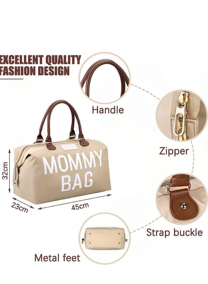 Maternity Labor and Delivery Bag - Mommy Diaper Tote Bag with Organizing Pouches, Stylish and Multifunctional