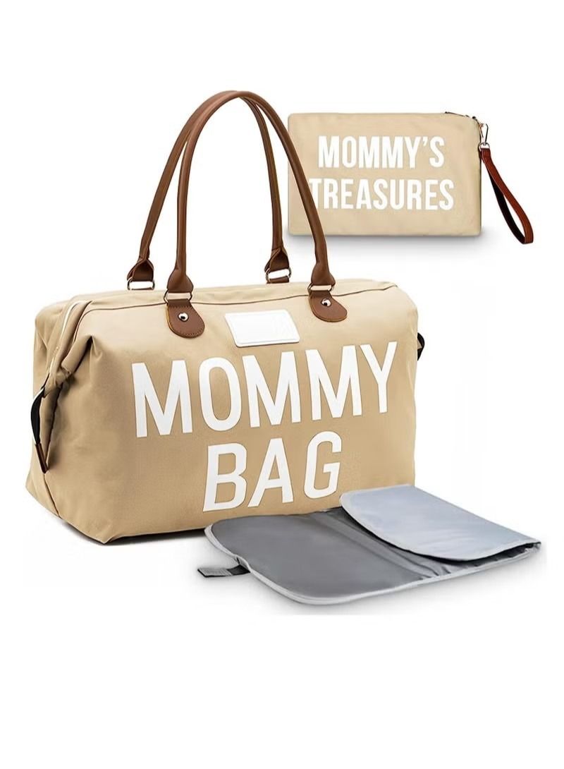 Maternity Labor and Delivery Bag - Mommy Diaper Tote Bag with Organizing Pouches, Stylish and Multifunctional