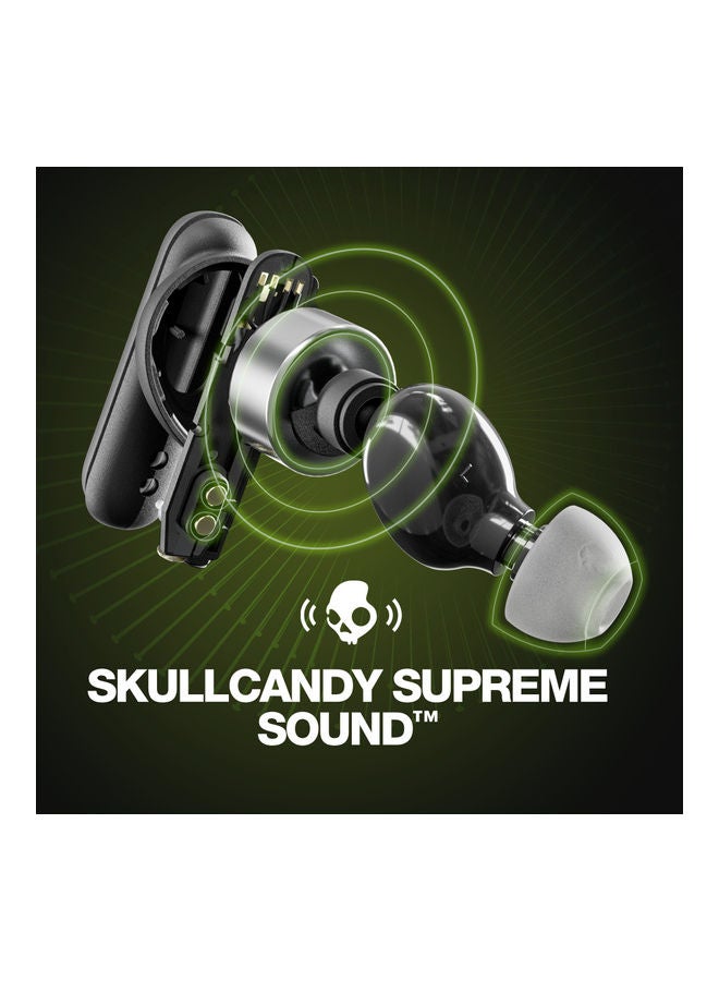 Smokin' Buds Wireless Earbuds With Supreme Sound, 50 Percent Renewable Plastics, Microphone, 20 Hours Battery, Bluetooth For iPhone, Android, And More True Black