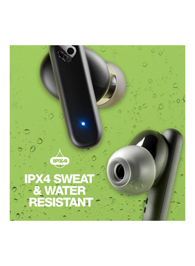Smokin' Buds Wireless Earbuds With Supreme Sound, 50 Percent Renewable Plastics, Microphone, 20 Hours Battery, Bluetooth For iPhone, Android, And More True Black
