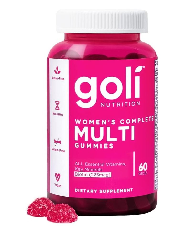 Women’s Multivitamin Gummies - 60 Count - All 13 Essential Vitamins, and Key Minerals - Kosher, Gluten-Free, Vegan, and Non-GMO.