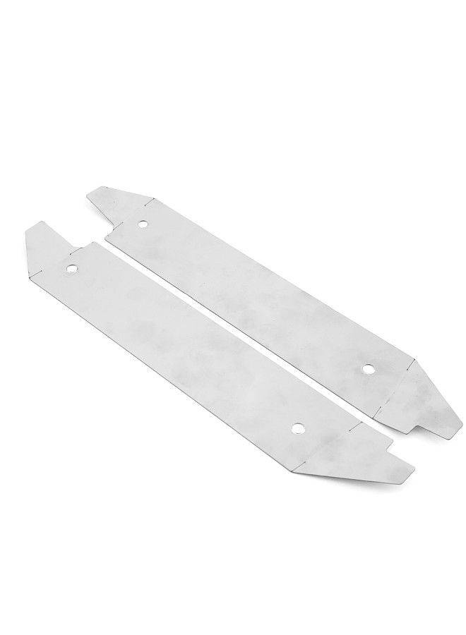 Stainless Steel Front and Rear Chassis Armor Skid Plate Protector Replacement for XRT 1/6 Remote Control Truck Car Upgrade Parts W87