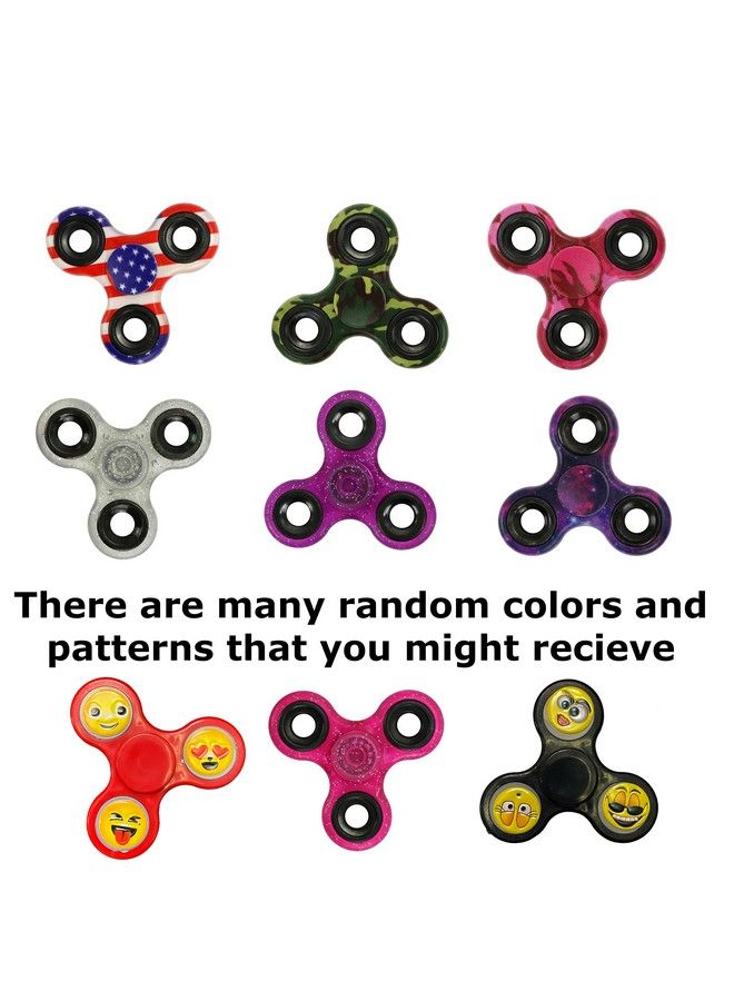 Fidget Spinner Random Color Bulk Assortment Set 24Pack