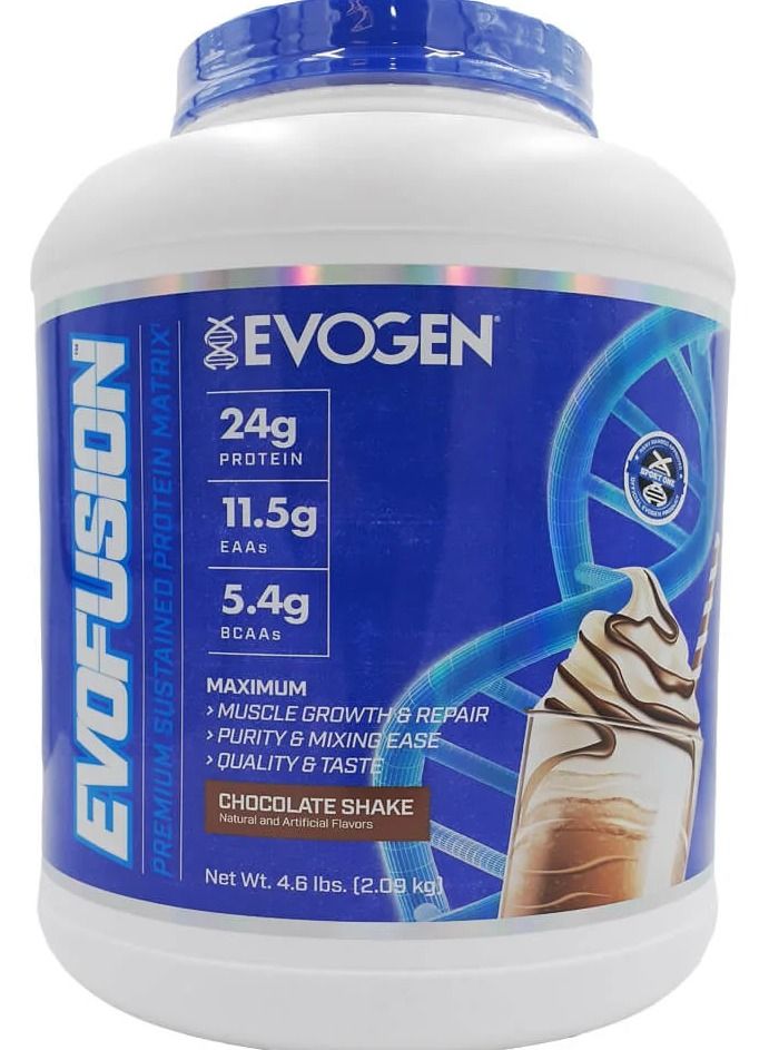 EVOFUSION Premium Protein Matrix Chocolate Shake 60 Servings 2.09 KG