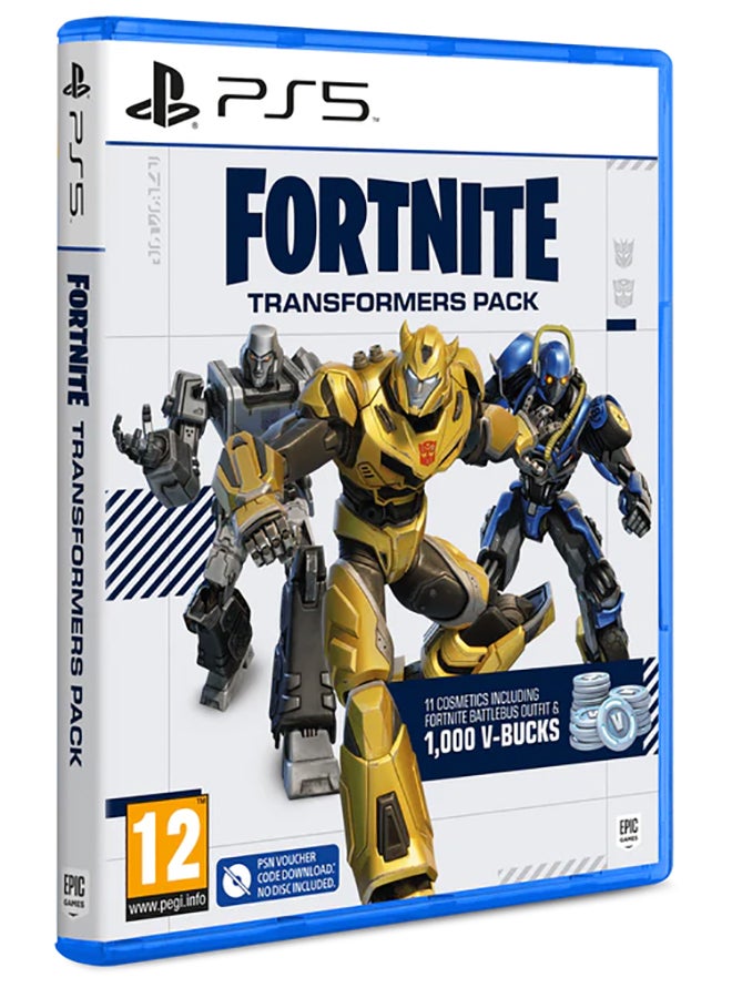 Fortnite - Transformers Pack PS5 PEGI  (No Disc Included) - PlayStation 5 (PS5)