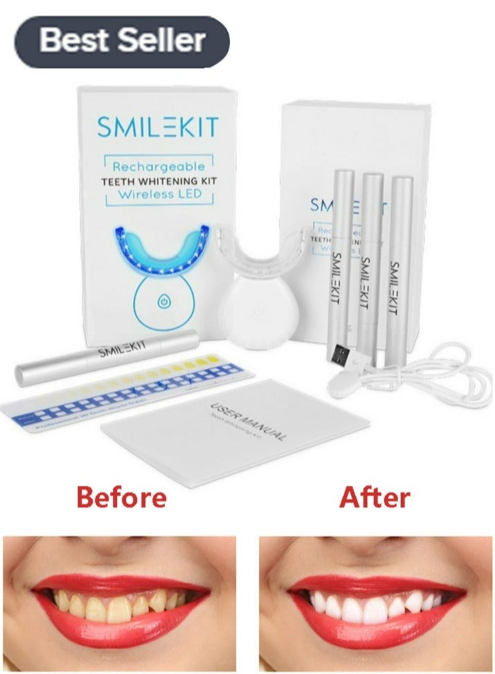 Teeth Whitening Kit, Suitable For Sensitive Teeth Gums Braces Care