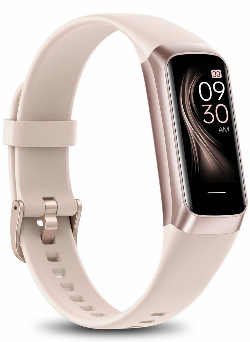 Fitness Tracker Activity with AMOLED Color Display Smart Watch Heart Rate Monitor, Indoor Outdoor Tracking Sleep 5 ATM Waterproof Step Counter for Women Men