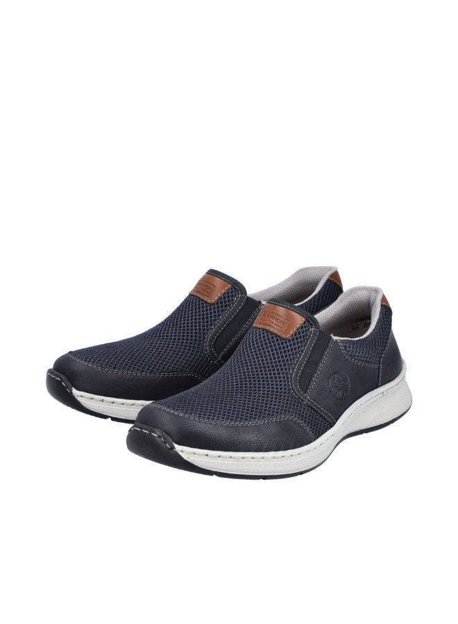 Rieker Mens Casual Shoes 14363-14 Derby Dark Blue 116-1084