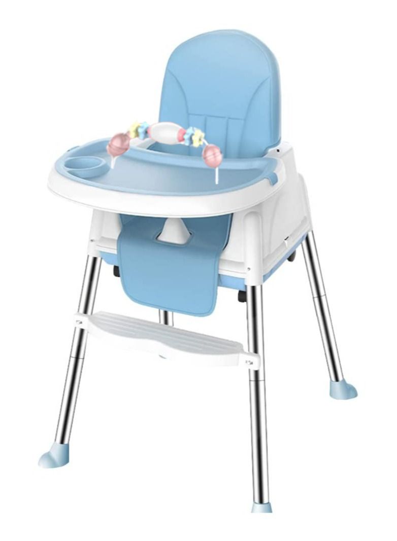 Baby highchair For Eating Foldable Portable Household Multifunctional Portable Baby Dining Car With Roller Wheels