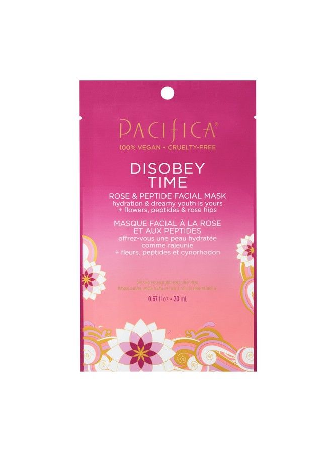 Disobey Time Facial Mask Rose And Peptide 1 Pc