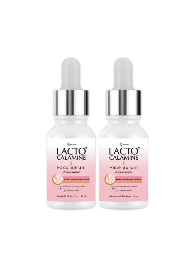 10% Niacinamide Face Serum| For Minimising Pores| Suitable For All Skin Types| No Parabens No Sulphates| Dermatologically Tested| 30 Ml X Pack Of 2