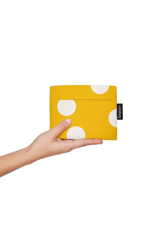 Original Bag | Multi-functional Bag, Turns into BackPack, Spacious, Fashionable, Foldable into Pouch, Washable, Eco-Friendly, Holds up to 15kg, for Daily Use, Shopping Bag - Golden Dots