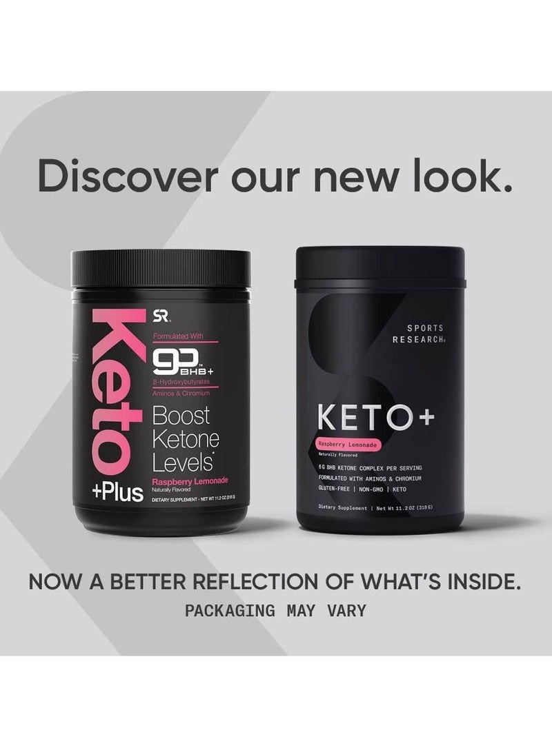 Keto Plus Boost Ketone Levels  Raspberry Lemonade 318g