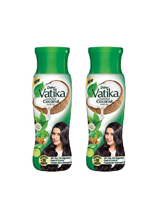 Vatika Enriched Coconut Hair Oil 600ml (300ml*2)