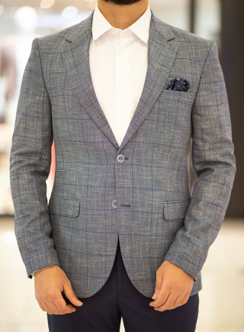 Men's Checks Blazer