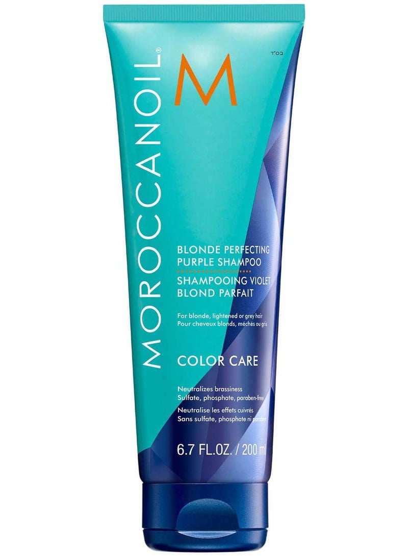 MOROCCANOIL Blonde Perfecting Purple Shampoo Color Care, 200ml