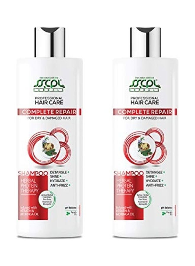 Pack Of 2 Complete Hair Repair Shampoo Multicolour 400ml