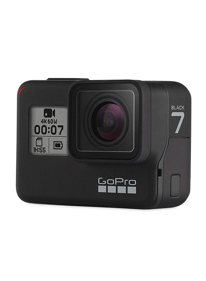 Hero7 Sports Digital Action Camera Black with 12MP, 4K60/1080p240 video resolution  8x Slo-Mo Wi-Fi + Bluetooth GPS Enabled Water Resistant