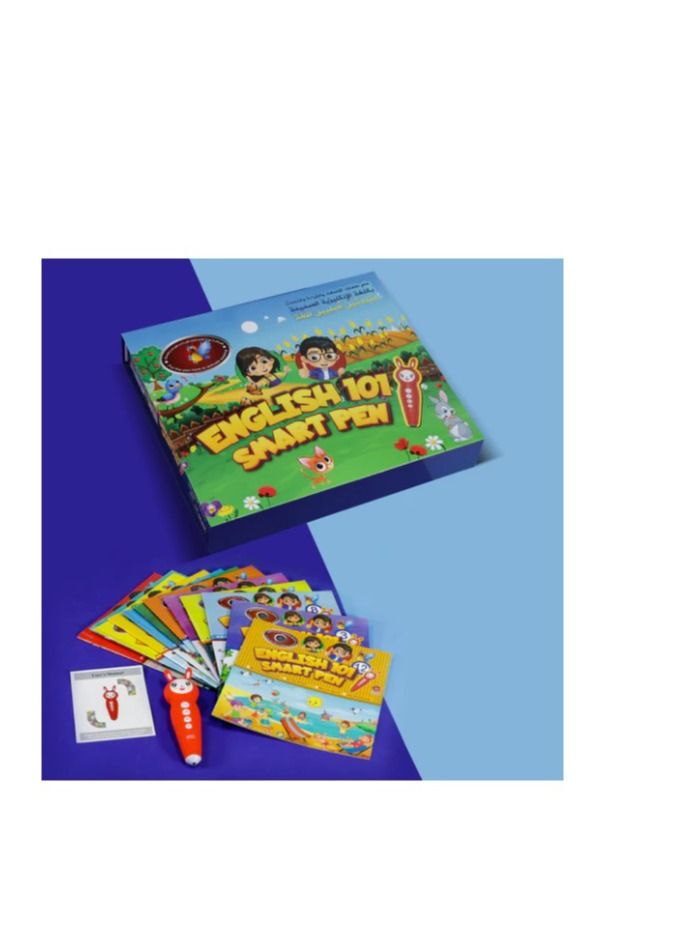 English speaking pen with 12 books to learn conversation and correct pronunciation