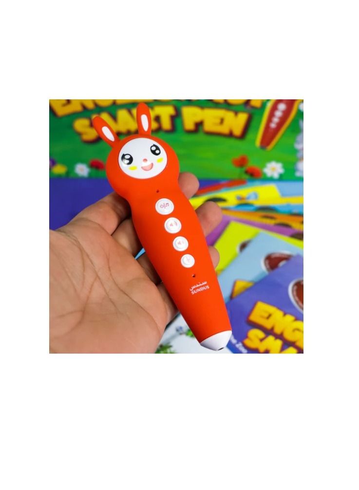 English speaking pen with 12 books to learn conversation and correct pronunciation