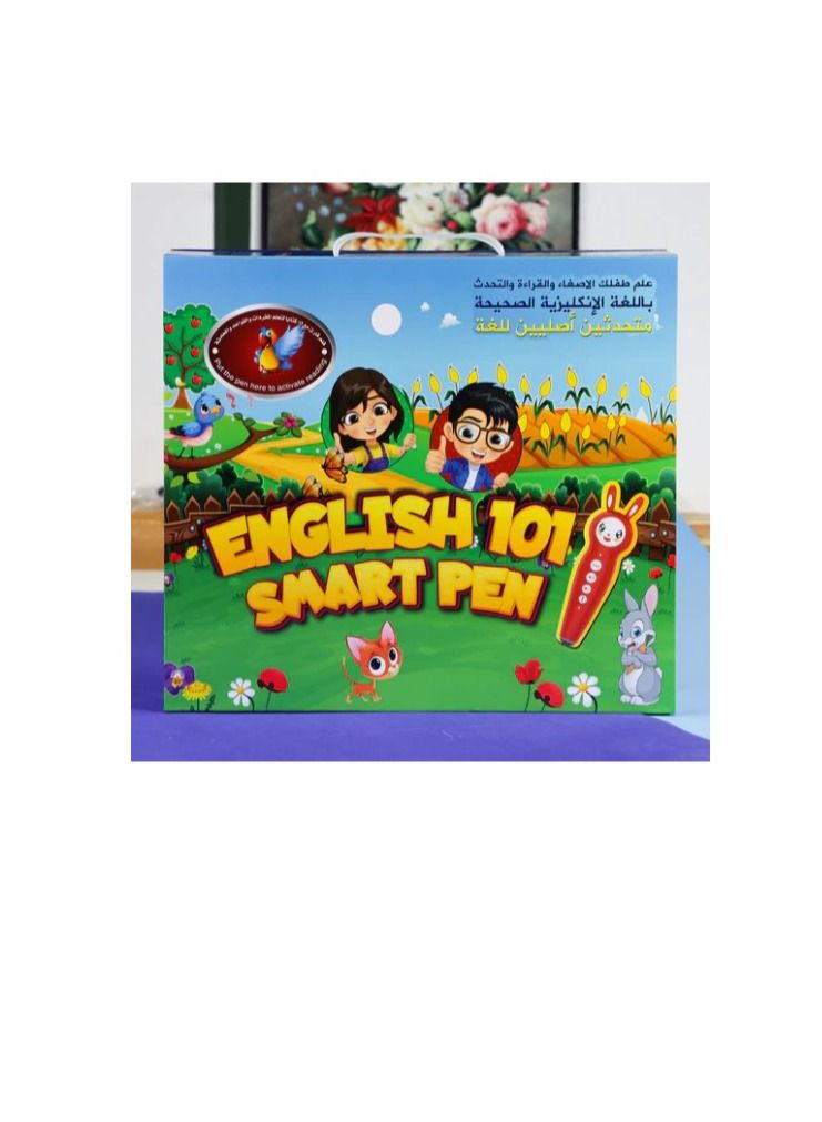 English speaking pen with 12 books to learn conversation and correct pronunciation