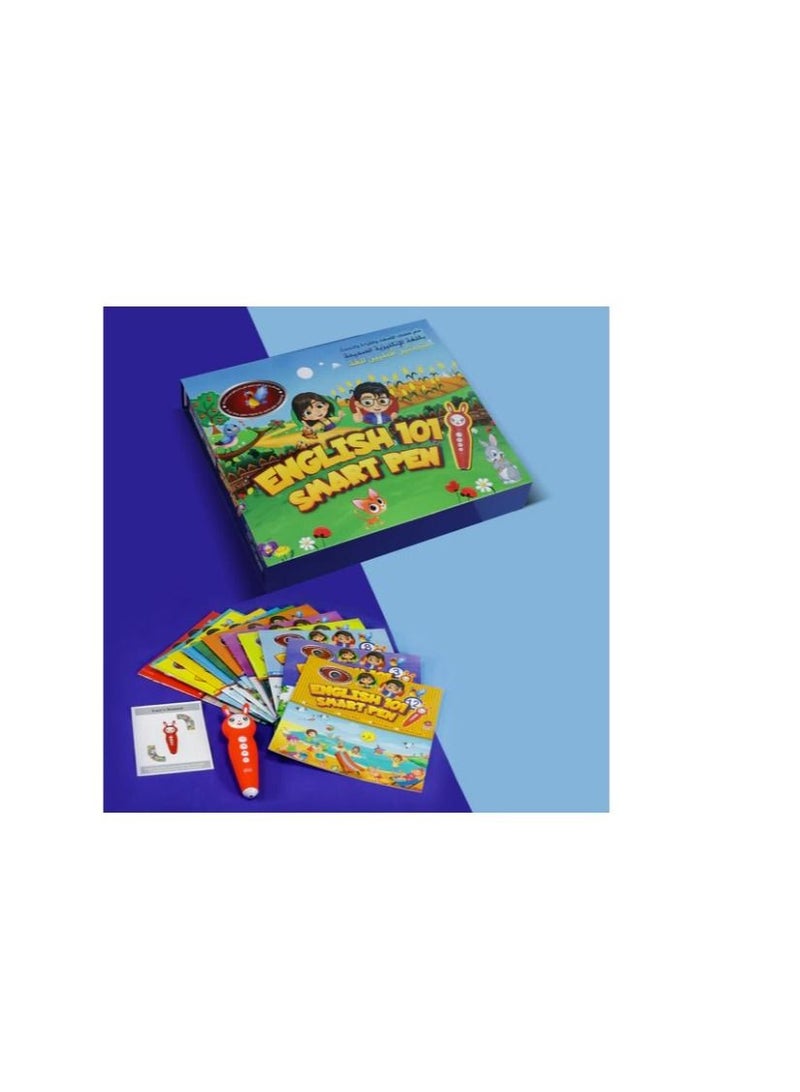 English speaking pen with 12 books to learn conversation and correct pronunciation