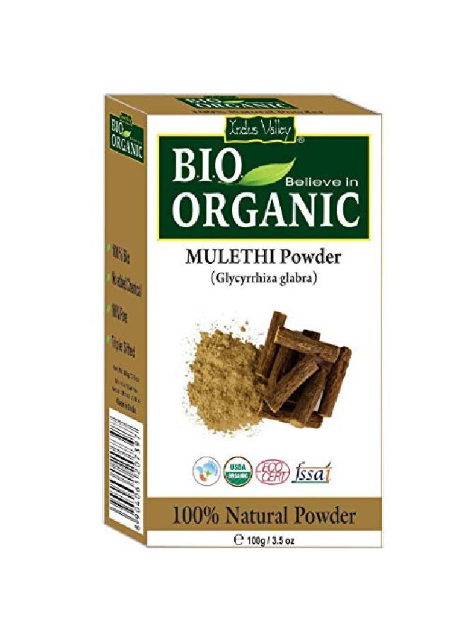 Bio Organic Multani Mitti Powder | Healing Clay | Bentonite Clay + Mulethi Powder | Yashimadhu | Liquorice | Glycyrrhiza Glabra (200G + 100G =300G)