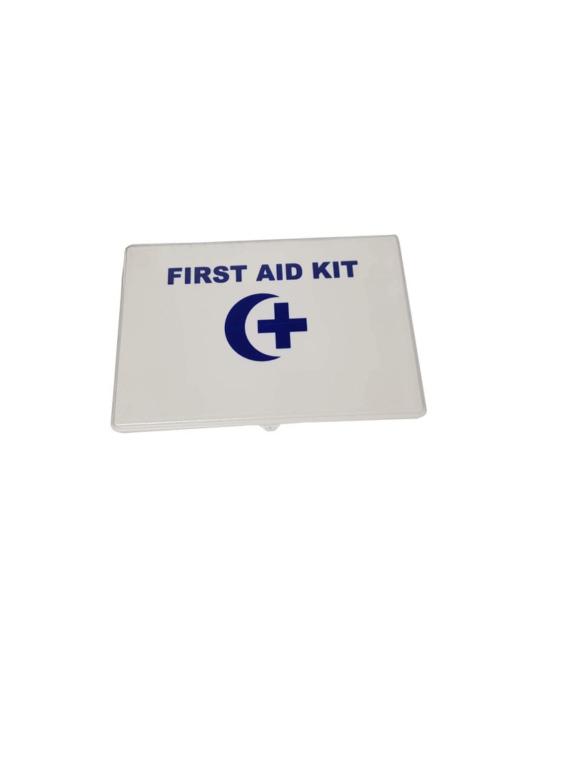 All Purpose Emergency First Aid Kit For Car Home Office Company Factory Travel Camping And Sports (25x16x8cm White)