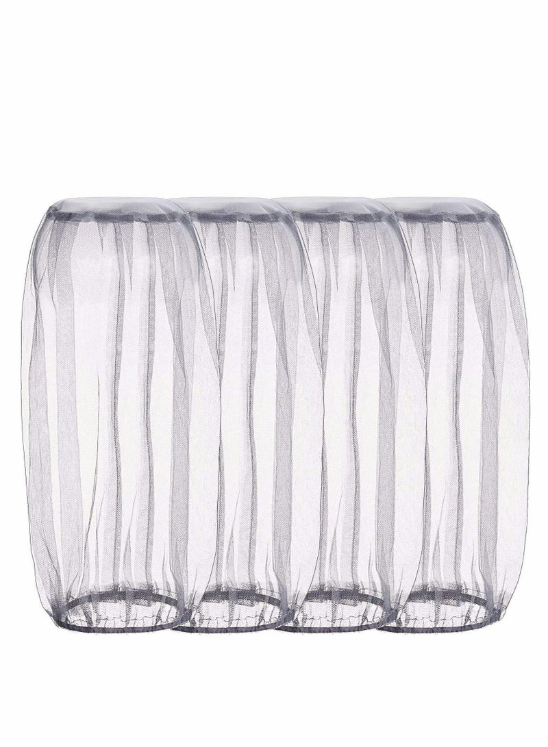 Head Net Face Netting Neck Cover Mesh for Outdoor Activity 4 Pack