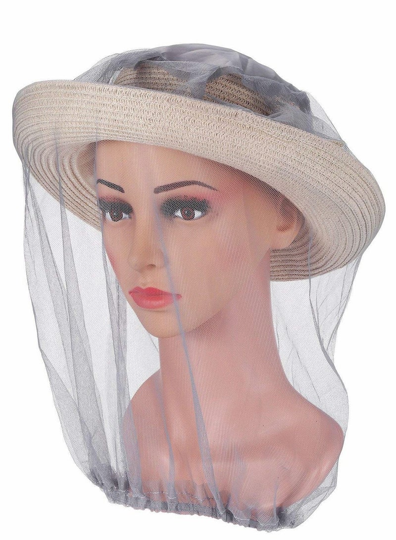 Head Net Face Netting Neck Cover Mesh for Outdoor Activity 4 Pack