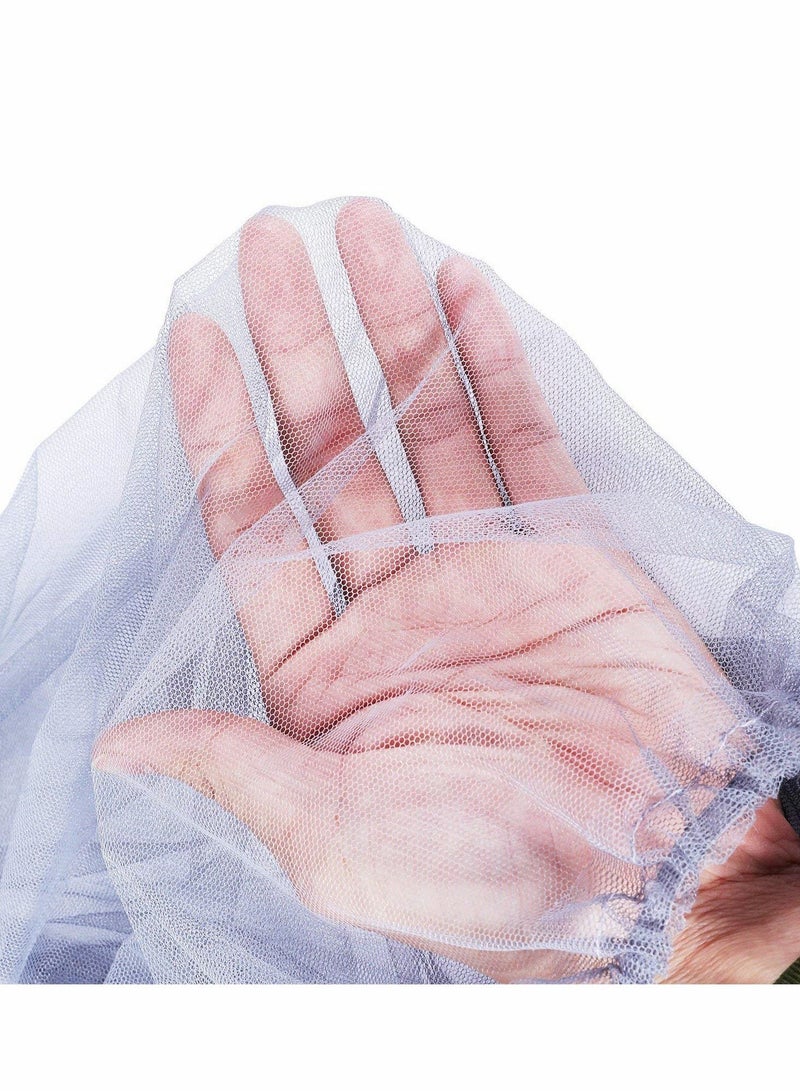 Head Net Face Netting Neck Cover Mesh for Outdoor Activity 4 Pack