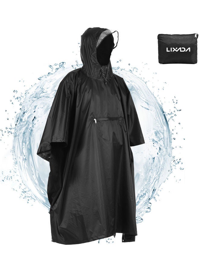 Hooded Waterproof Rain Poncho 22.00x5.00x20.00cm