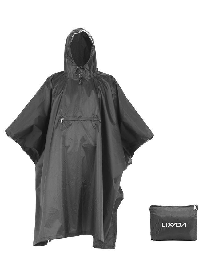 Hooded Waterproof Rain Poncho 22.00x5.00x20.00cm