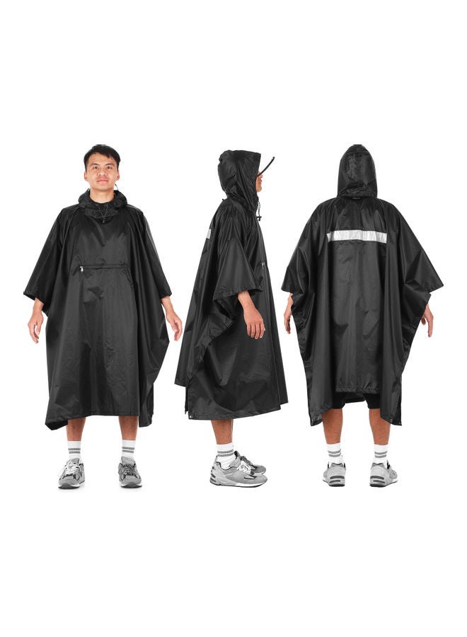 Hooded Waterproof Rain Poncho 22.00x5.00x20.00cm