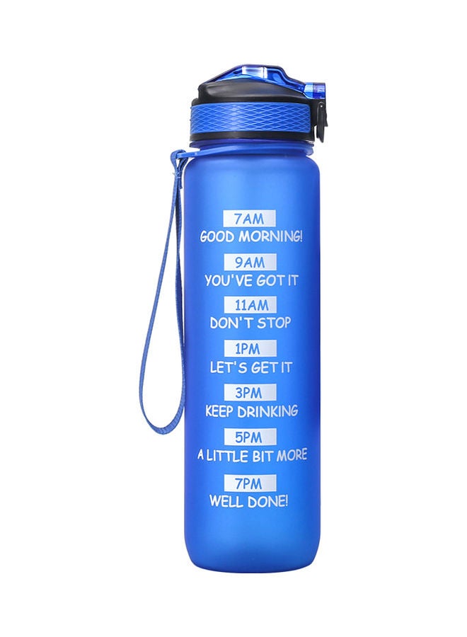 Motivational Water Bottle with Tight-Lid 1000ml