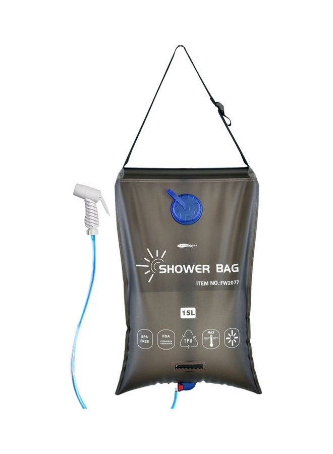 15L Portable Camping Shower Bag 39x5x14cm