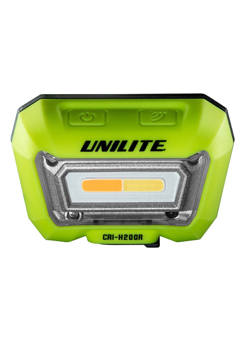 Unilite CRI H200R 200 Lumen CRI 96+ Sensor Head Torch