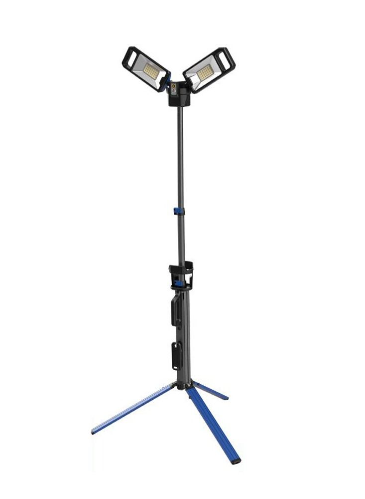 VIP-11 Outdoor multi-function lamp 5000 Lumen Rechargeable Cordless Collapsible AC/DC Portable LED Work Light with Telescoping Tripod Stand