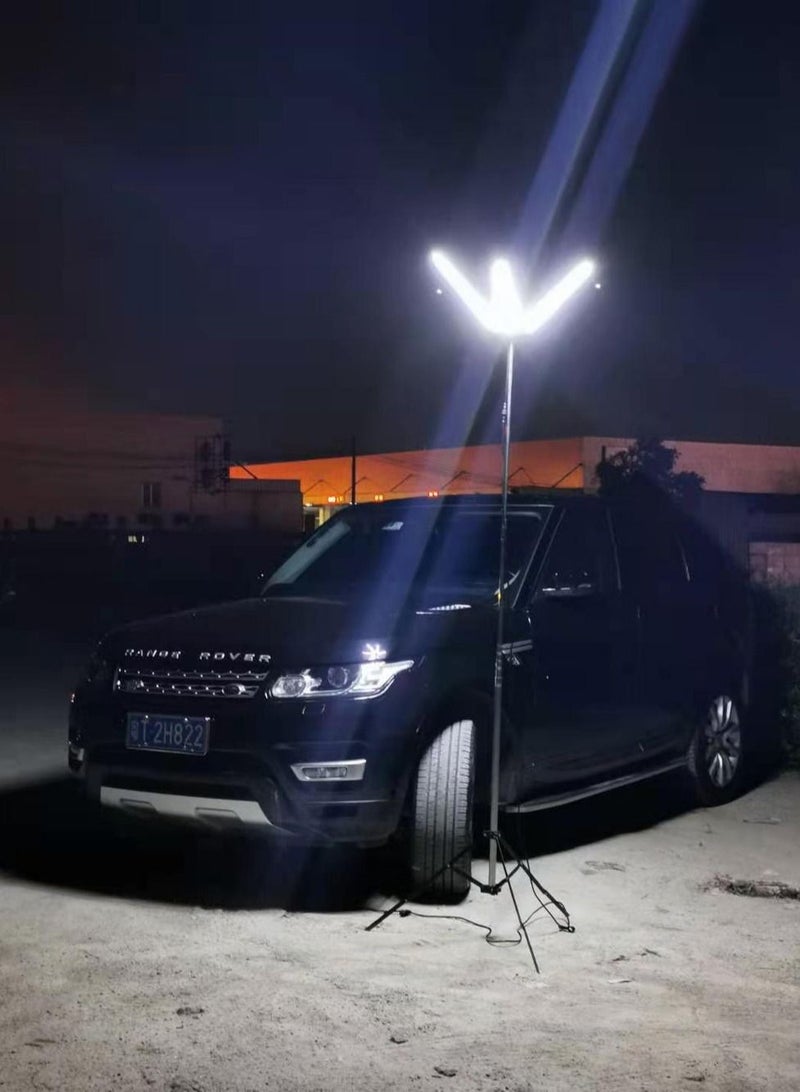 VIP-08 120W Outdoor Multi-Fuction Camping Picnic barbecue Six side Lamp full set light