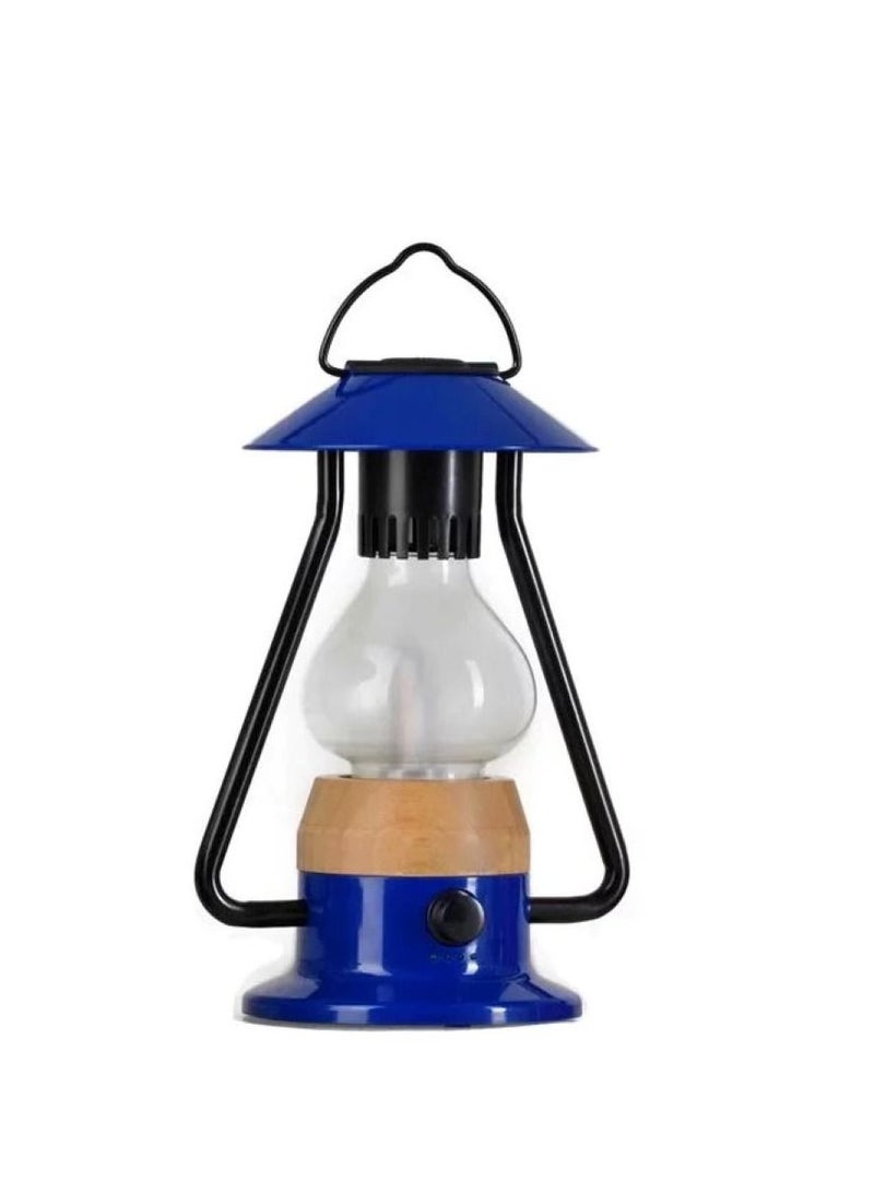 Camping Light Portable Lamp Rechargeable USB Table Lantern With Bluetooth Play Music Light