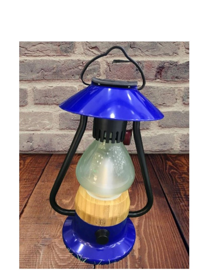 Camping Light Portable Lamp Rechargeable USB Table Lantern With Bluetooth Play Music Light
