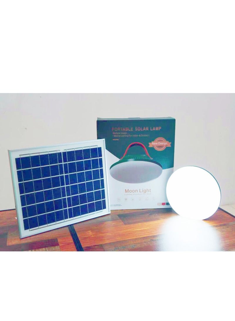 Portable Camping Solar Light Outdoor Lantern Rechargeable Moon Light Design