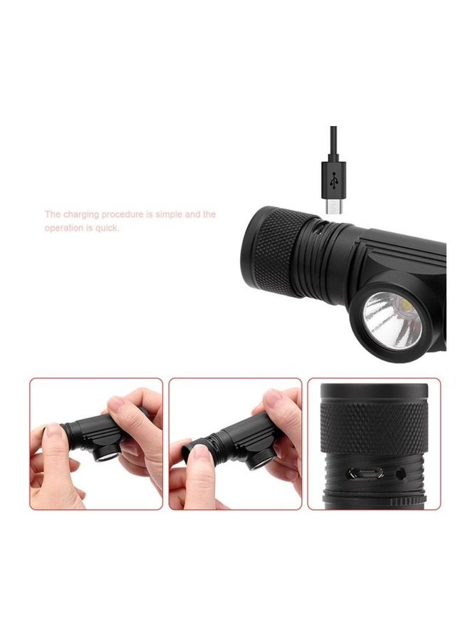 USB Rechargeable Aluminum Alloy Waterproof Strong Light