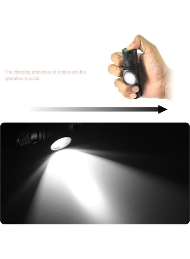 USB Rechargeable Aluminum Alloy Waterproof Strong Light